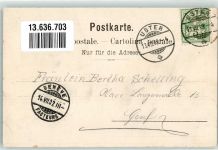 Uster Bez. Sängerfest 13. Juli 1902 Engel Off. Postkarte