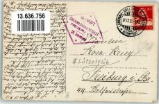 Lützelflüh 1917 Konsum Genossenschaft Stempel Geprüft Überwachungsstelle Freiburg XIV Armeekorps Ort handschriftlich