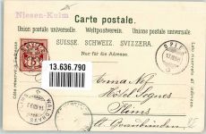 Niesen 1898 Wimmisbrücke Dorfstraße Verlag Künzli Nr 1225