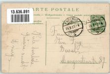 Payerne 1907 Wappen Briefmarkenabbildungen Lithographie