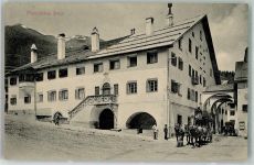 Zuoz 1911 Plantahaus Postkutsche