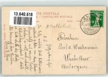 Zuoz 1911 Plantahaus Postkutsche