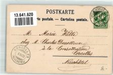 Waldstatt 1899 Hotel Hirschen Eisenbahn Dampflok