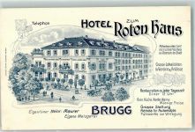Brugg AG Hotel zum Roten Haus FOTO KEINE AK