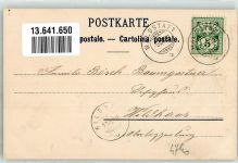 Waldstatt 1899 Hotel Hirschen Eisenbahn Dampflok