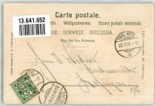 Affoltern am Albis 1899 Löwendenkmal Kneipp´sche Kuranstalt Hauptplatz
