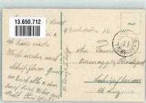 Zofingen Buchstaben AK Rathausgasse Hirschpark Feldpost 41 III. Comp. I. Zug