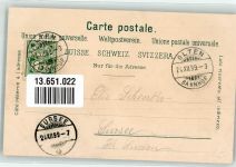 Olten 1899 Postgebäude Wartburg Säli-Schlössli