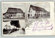 Möhlin 1904 Handlung Soder Hotel Solbad Sonnenbad Hotel Bahnhof