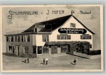 Thalwil 1910 Geschäft Schuhhandlung J. Hofer