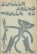 Trogen Einladung zum Schülerabend 1965