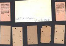 Lot mit 7 Fahrkarten, 5 Briefmarken und einem Kleinbrief