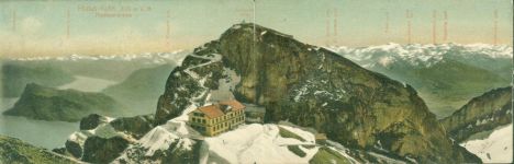 Pilatus Klappkarte in zwei Teilen