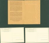 Lot mit 6 AK Schweizerische Trachten-und Volksliedervereinigung Serie IV. Originalumschlag Künstlerkarten