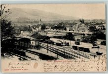 Olten 1901 Bahnhof mit Casino