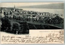 Wädenswil 1902 vom Schloss aus