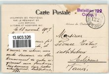 1917 Trommler Occupation des Frontieres Par le Regiment 37 Jura Bernois sign. Hugomet