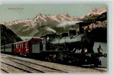 Altdorf UR 1907 Gotthard-Express Eisenbahn
