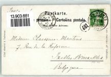 Les Avants 1910 Winter Bahnhof Eisenbahn Hotel