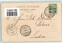 Paris 1901 les Etables Village Suisse Weltausstellung