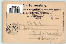 Chillon 1897 le Chateau Dent du Midi