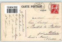 Le Sépey 1909 les Chalets d`Ar Rindvieh Ort lt. Stempel