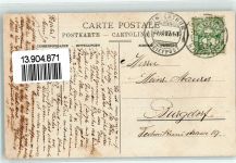 Brienz BE 1907 Hotel Pension Beau-site Griessbachfälle