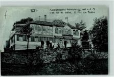 Teufen AR 1915 Aussichtspunkt Fröhlichsegg mit Bodensee Fahne