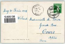 Zug 1912 Kath. Pfarrkirche Pulverturm Institute Maria Opferung St. Michael