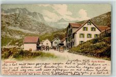 Realp 1903 Tiefengletsch Furka-Strasse
