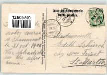 Chaumont 1906 Grand Hotel Landwirtschaft Heuwagen Frau Mann Kinder
