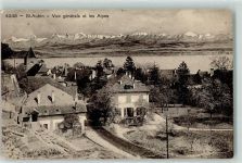 St-Aubin NE 1911 Alpen Kirche