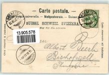 Saut du Doubs 1902 Lac des Brenets Hotel Blumen