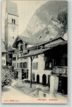 Unterseen 1907 Turm Uhr Interlaken