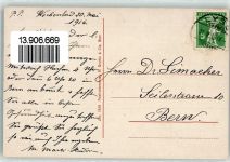 Lyss 1916 Hotel worbenbad Garten Turm