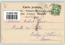 Aigle 1904 Villeneuve Kirche Turm