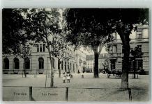 Yverdon-les-Bains 1907 Les Postes Kinder Mädchen Kinderwagen