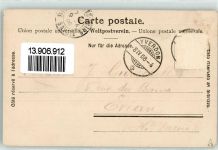 Yverdon-les-Bains 1908 Grand Rue Kirche Geschäfte