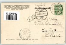 Nyon 1907 Tracht Turm Tor See Segelboot Italien Tunesien Bulgarien