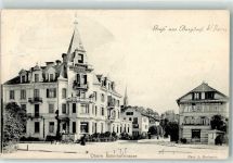 Burgdorf 1902 Obere Bahnhofstraße Kutsche Hotel Guggisberg Kirche