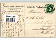 Rüti ZH 1912 Ausstellungs Chalet Blumenwarte mit Gartenanlagen