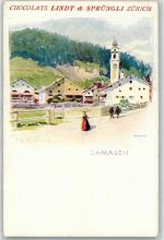 Samedan Chocolats Lindt u. Sprüngli Zürich sign.