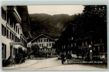 Wilderswil Dorfplatz Ziege
