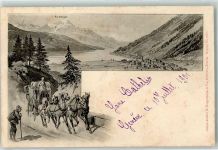 1901 Piz Marqus Postkutsche