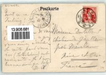 Grimsel 1908 Schweizerische Gebirgspost Postkutsche Ort lt. Stempel