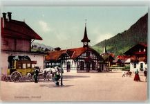 Zweisimmen Bahnhof Postkutsche