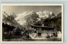 Hasliberg Hohfluh Pension Weisstannen mit Wetterhorngruppe