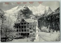 Hasliberg Hohfluh WinterHotel Wetterhorn Rosenlaui Gletscher Rosenhorn Wellhorn Mittelhorn Wetterhorn