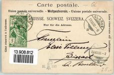 Glarus 1900 Glarenerhof und Volksgarten