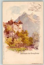 Gruyères 1904 Chateau